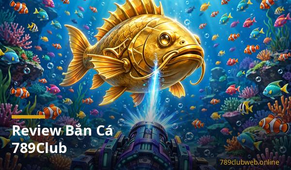 Màn hình bắn cá 789club với súng nâng cấp và cá boss đang xuất hiện