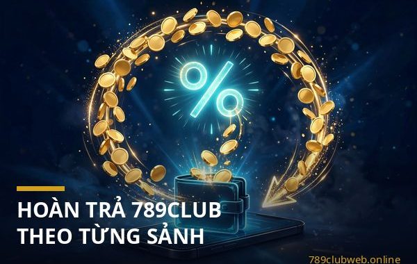 Hoàn trả 789club theo tỷ lệ từng sảnh game và cách nhận tiền hoàn