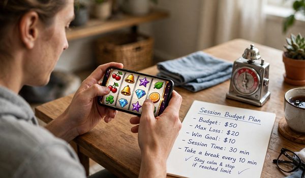 Người chơi đặt ngân sách và giới hạn phiên chơi slot một cách có trách nhiệm