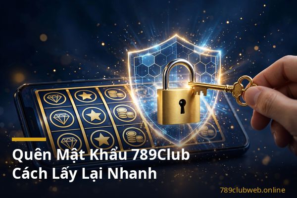 Màn hình quên mật khẩu 789club và hướng dẫn lấy lại bằng mã OTP