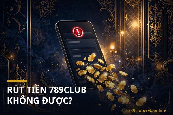 Lỗi rút tiền 789club không được và các nguyên nhân thường gặp cần kiểm tra